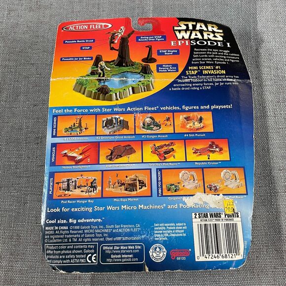 Star Wars Micro Machines Action Fleet Episode 1 Mini Scene 1 Stap Invasion 68120 - Picture 5 of 6